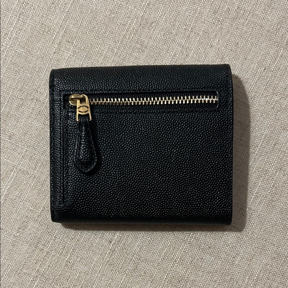 Coach Black Wallet with Gold Accent - Picture 2 of 4